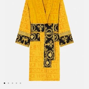 The Versace bathrobe terry cloth cotton
